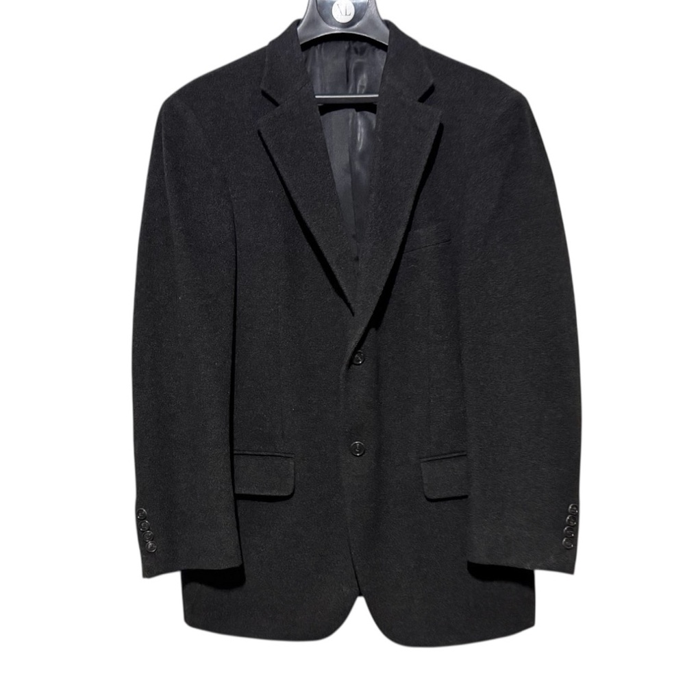 Lands' End Charcoal Gray Cashmere Sport Coat
